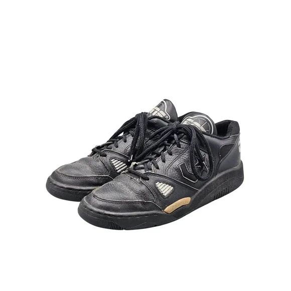 Vintage RARE 90s Men's Size 7 US Women's 8.5 Wide Converse Cons Sonar Black READ - Picture 3 of 8